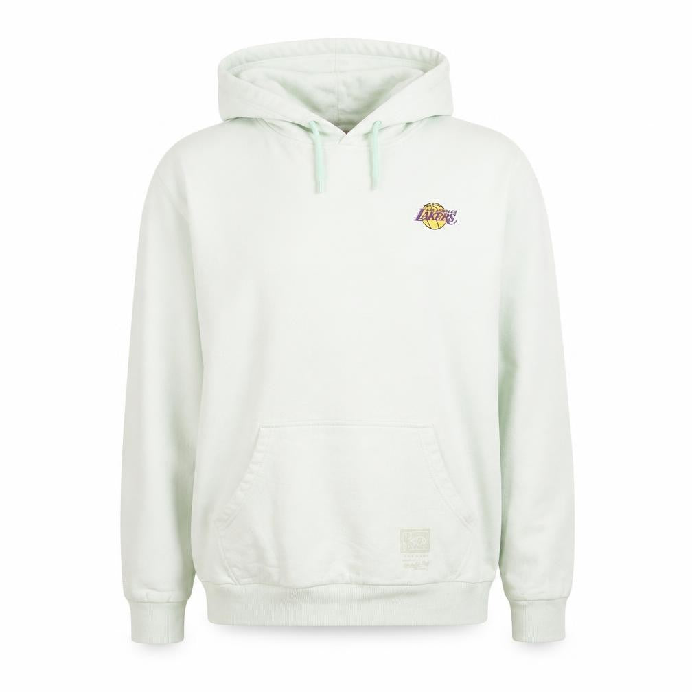 Mens UK Size XL Mitchell & Ness White Pullover Hoodie