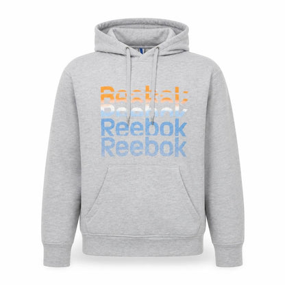 Mens UK Size M Reebok Grey Pullover Hoodie