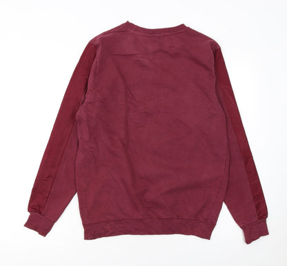 Mens UK Size S HUGO BOSS Red Pullover Sweatshirt