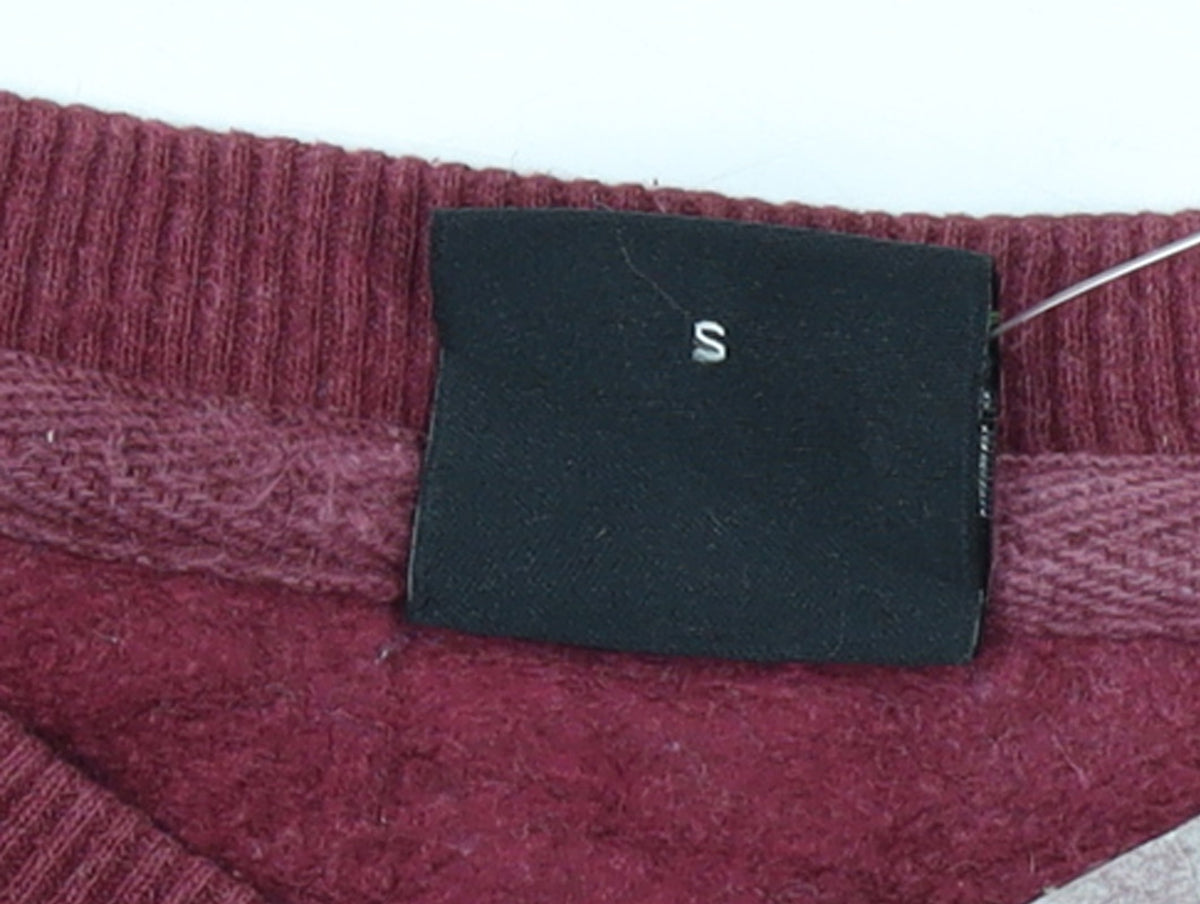 Mens UK Size S HUGO BOSS Red Pullover Sweatshirt