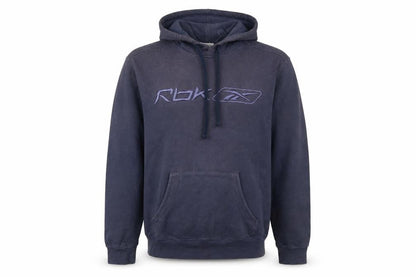 Mens UK Size S Reebok Blue Pullover Hoodie