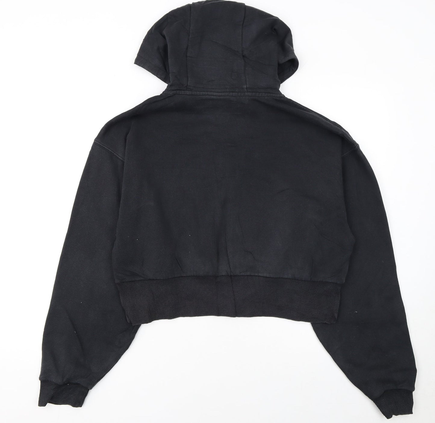 Womens UK Size M Reebok Black Full Zip Hoodie