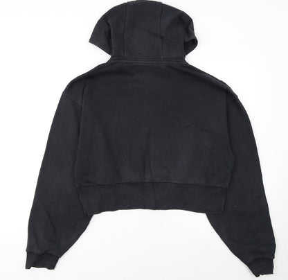 Womens UK Size M Reebok Black Full Zip Hoodie