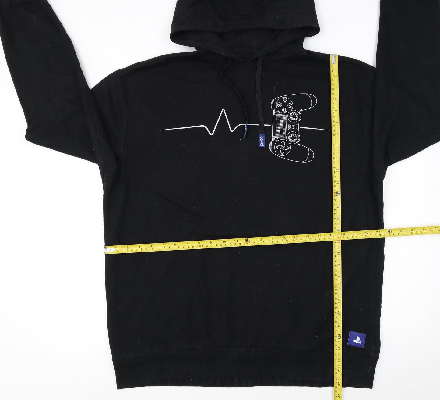 Mens UK Size XL PlayStation Black Pullover Hoodie
