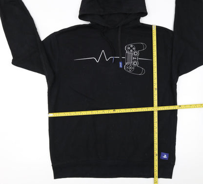 Mens UK Size XL PlayStation Black Pullover Hoodie