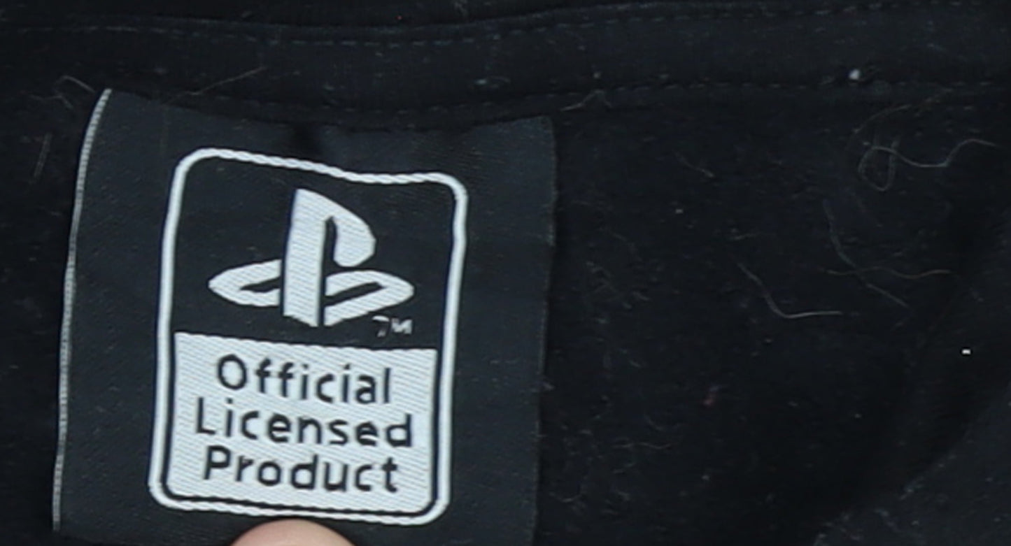 Mens UK Size XL PlayStation Black Pullover Hoodie