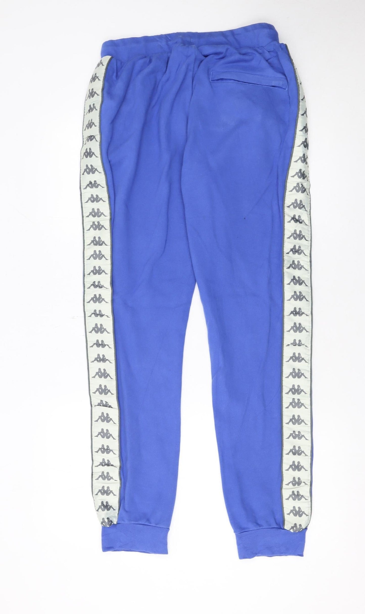 Womens UK Size M Kappa Regular Fit Jogger Blue Trousers