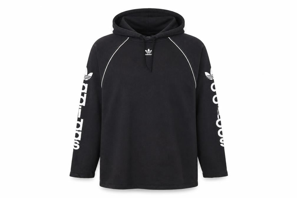 Womens UK Size 14 adidas Black Pullover Hoodie