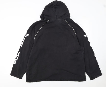 Womens UK Size 14 adidas Black Pullover Hoodie