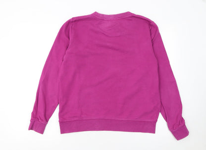 Womens UK Size S Wrangler Pink Pullover Sweatshirt