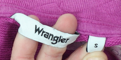Womens UK Size S Wrangler Pink Pullover Sweatshirt