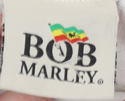 Mens UK Size XL Bob Marley White Pullover Hoodie