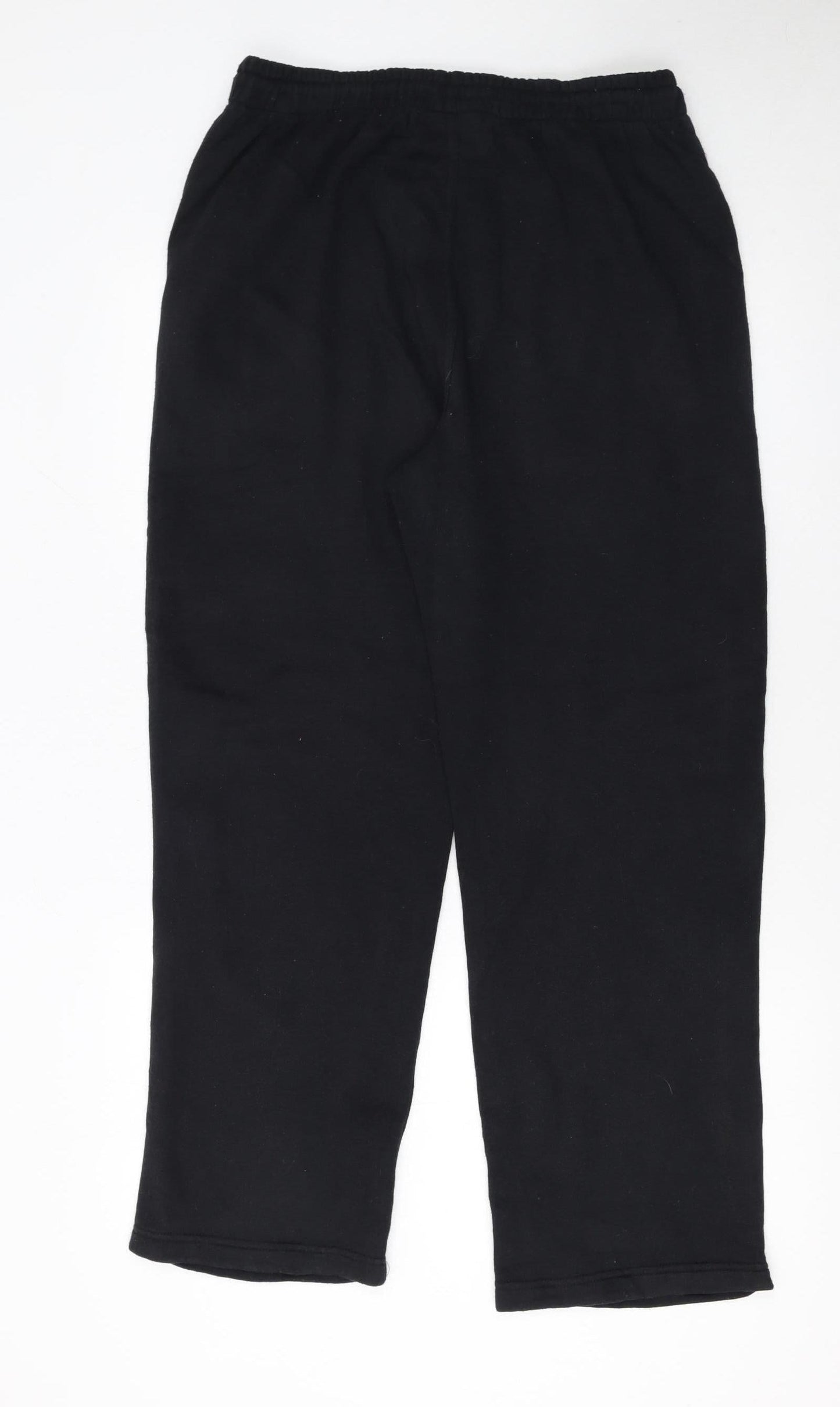 Womens UK Size L Lotto Regular Fit Sweatpants Black Trousers