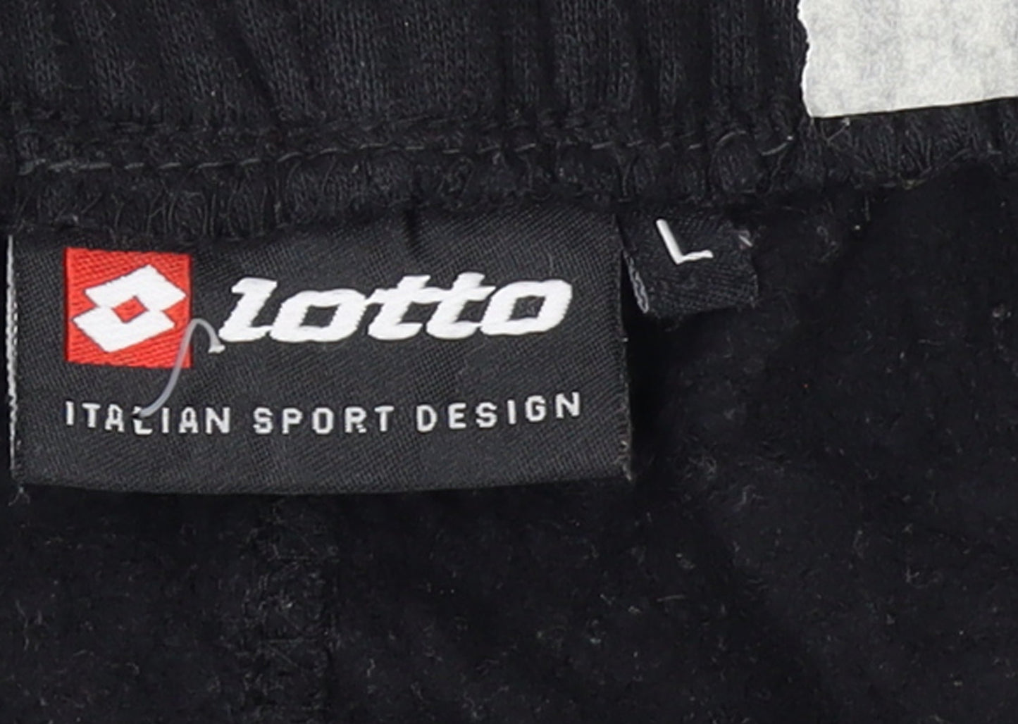 Womens UK Size L Lotto Regular Fit Sweatpants Black Trousers