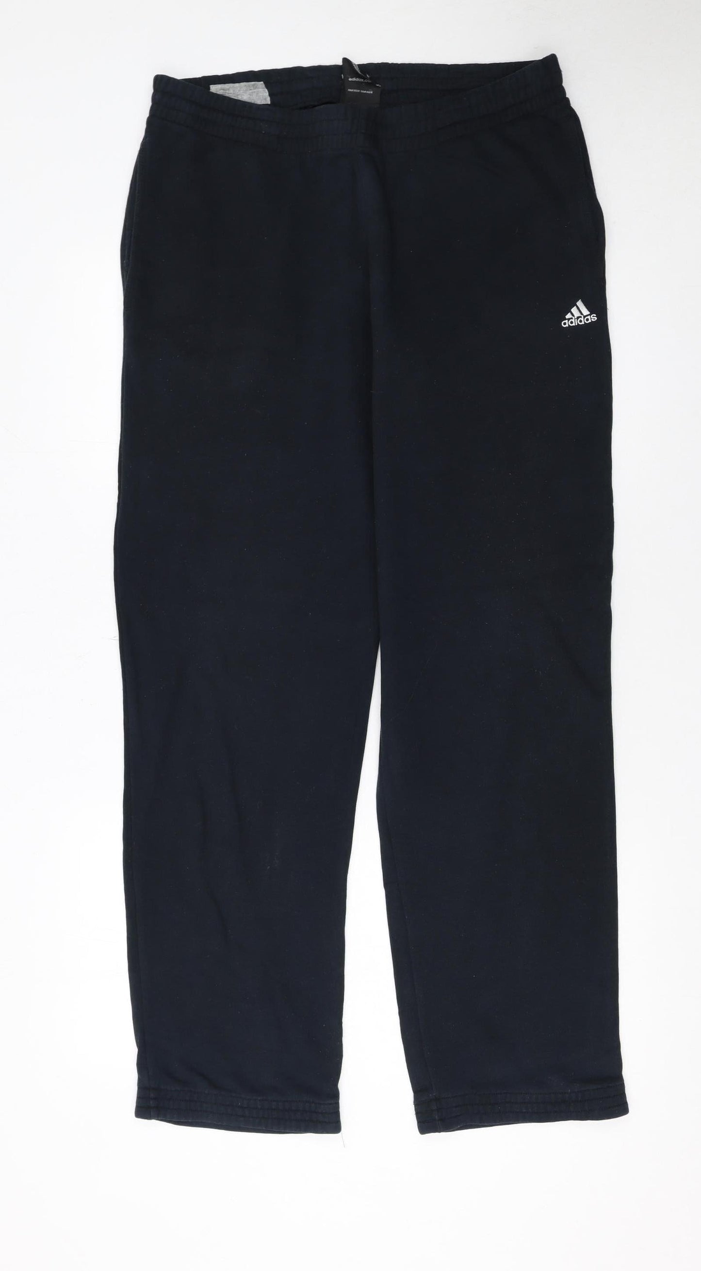 Mens UK Size M adidas Regular Fit Sweatpants Black Trousers