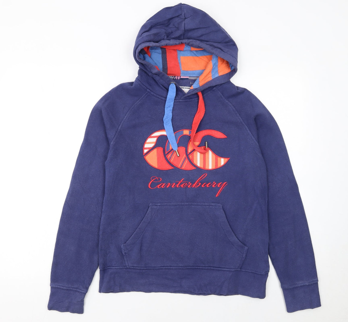 Womens UK Size 10 Canterbury Blue Pullover Hoodie