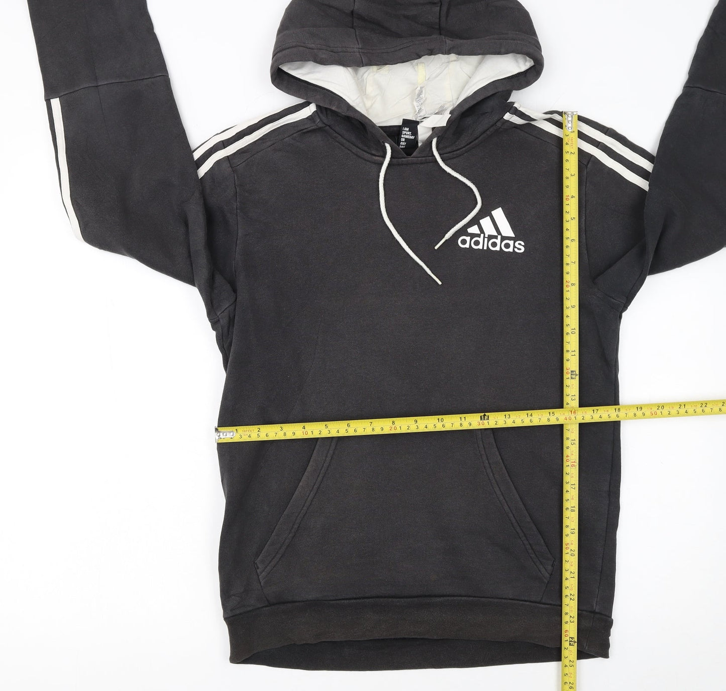 Womens UK Size S adidas Black Pullover Hoodie