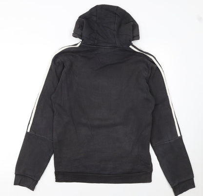 Womens UK Size S adidas Black Pullover Hoodie