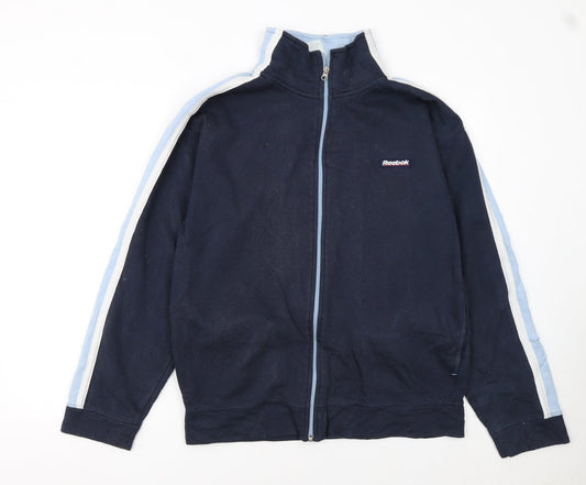 Mens UK Size L Reebok Blue Gym & Training Running & Jogging Jacket