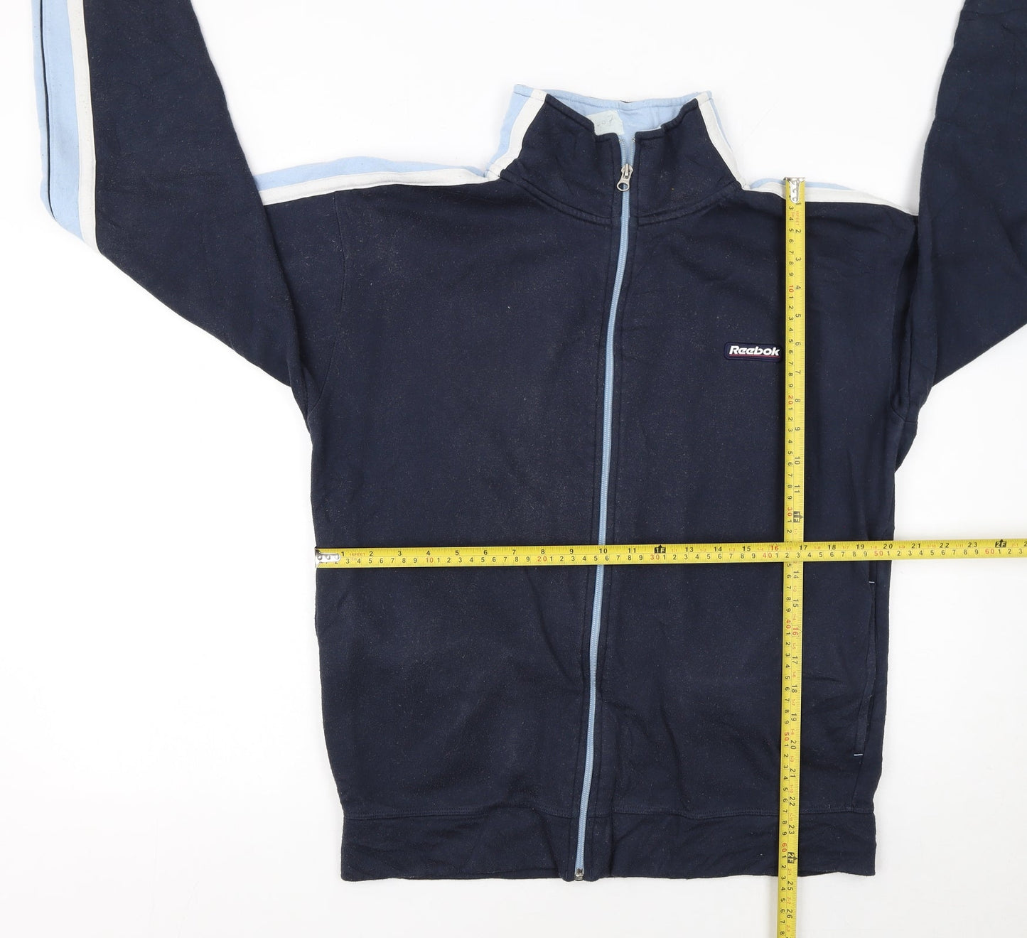 Mens UK Size L Reebok Blue Gym & Training Running & Jogging Jacket