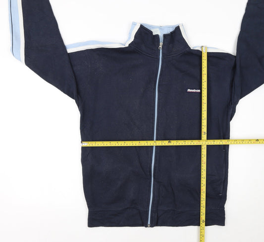 Mens UK Size L Reebok Blue Gym & Training Running & Jogging Jacket