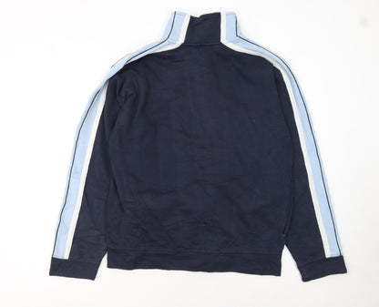 Mens UK Size L Reebok Blue Gym & Training Running & Jogging Jacket