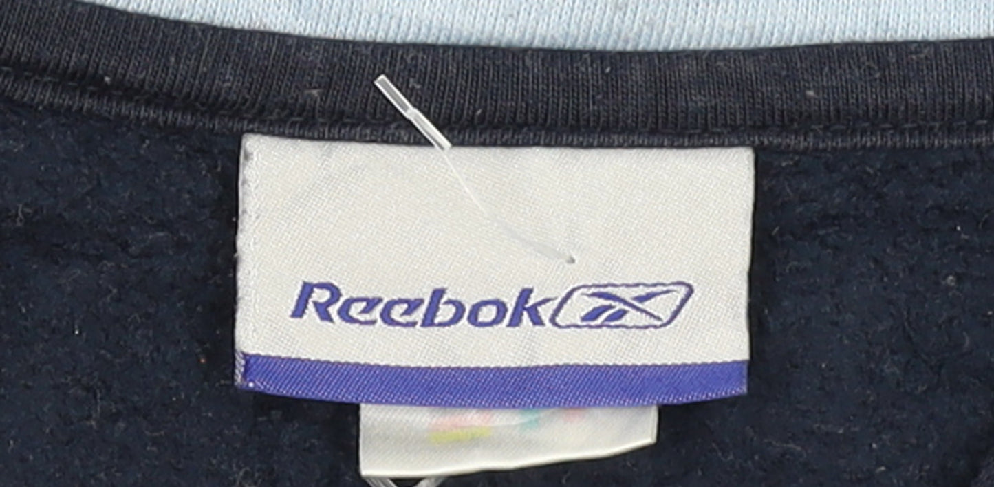 Mens UK Size L Reebok Blue Gym & Training Running & Jogging Jacket