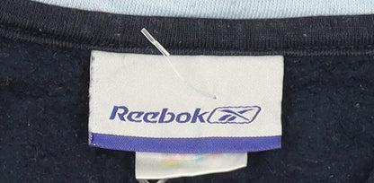 Mens UK Size L Reebok Blue Gym & Training Running & Jogging Jacket