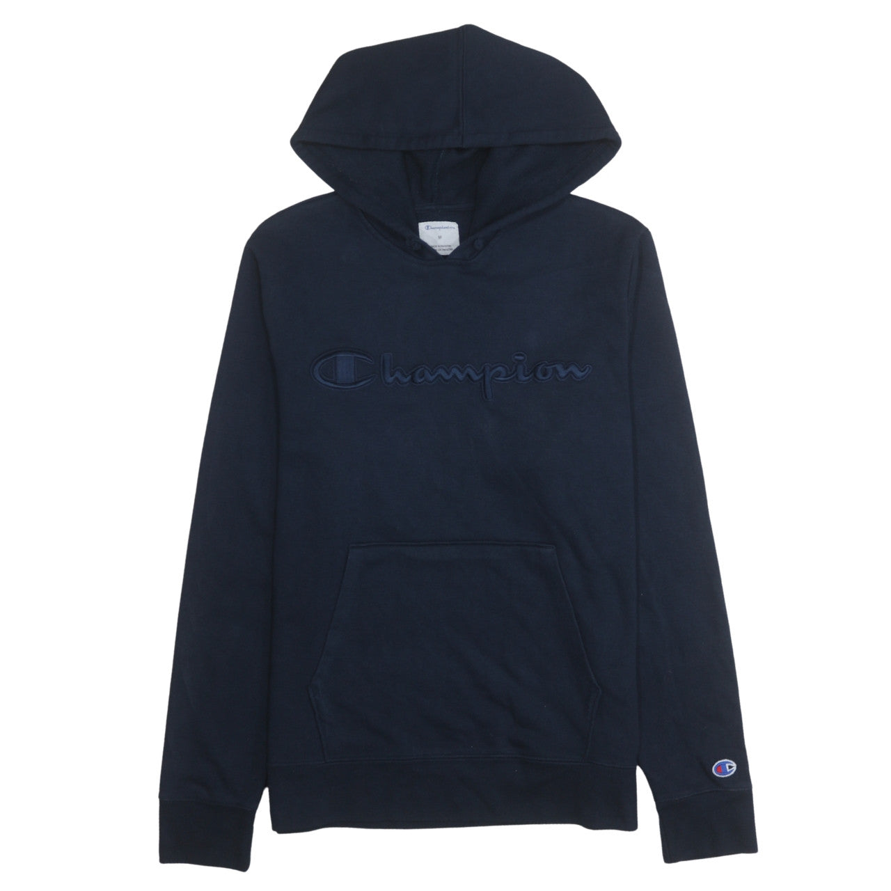 Mens UK Size M Champion Blue Pullover Hoodie