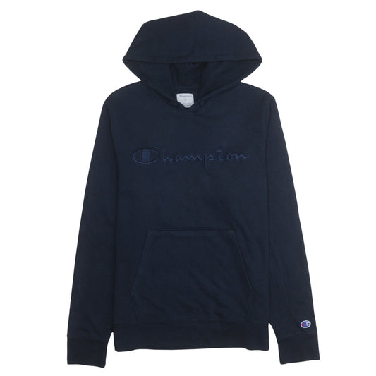 Mens UK Size M Champion Blue Pullover Hoodie