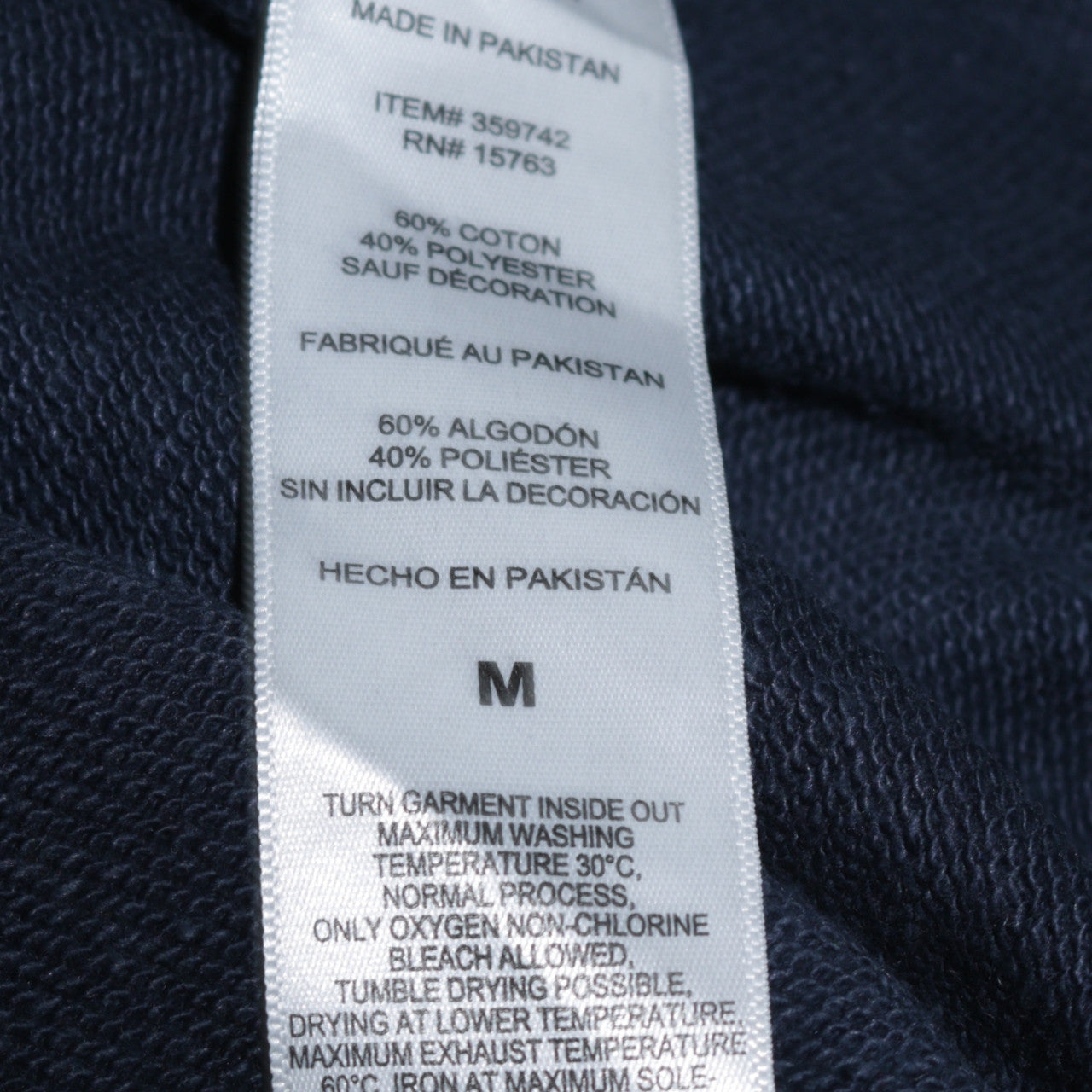 Mens UK Size M Champion Blue Pullover Hoodie