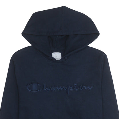 Mens UK Size M Champion Blue Pullover Hoodie