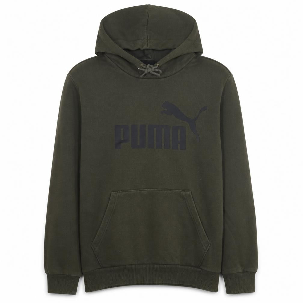 Mens UK Size XS PUMA Green Pullover Hoodie