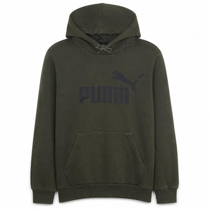 Mens UK Size XS PUMA Green Pullover Hoodie