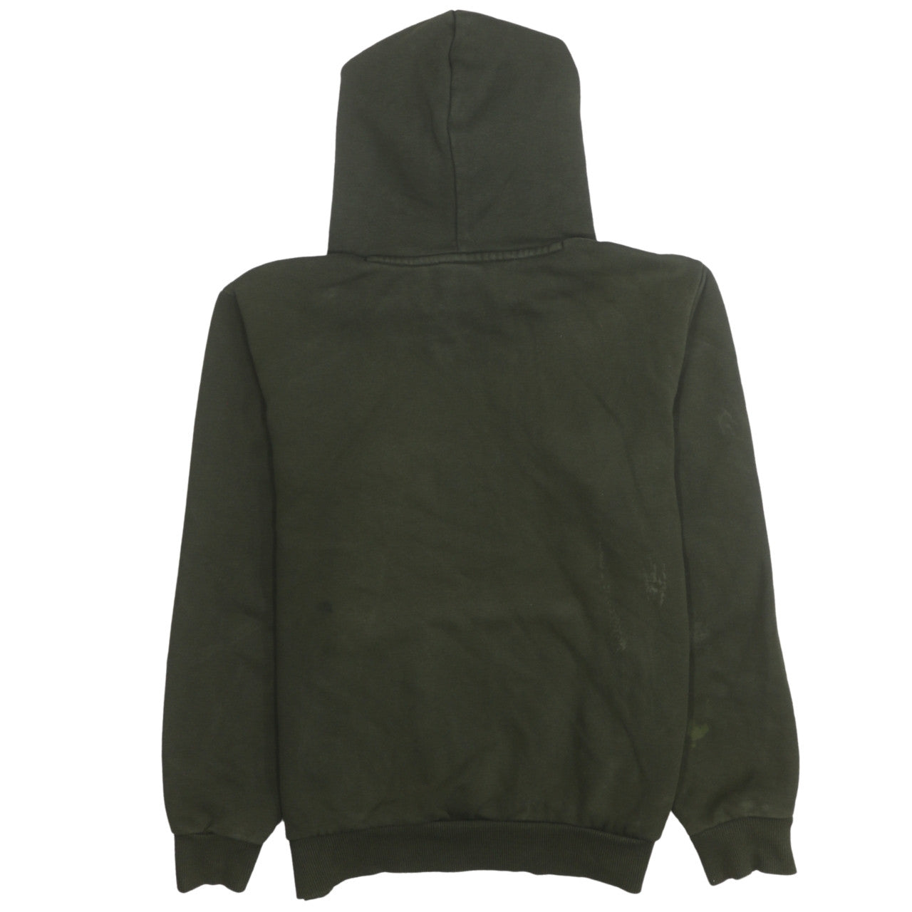 Mens UK Size XS PUMA Green Pullover Hoodie