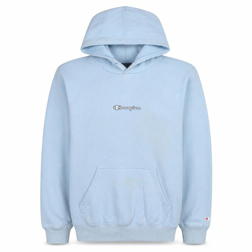 Mens UK Size M Champion Blue Pullover Hoodie