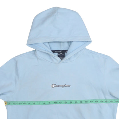 Mens UK Size M Champion Blue Pullover Hoodie