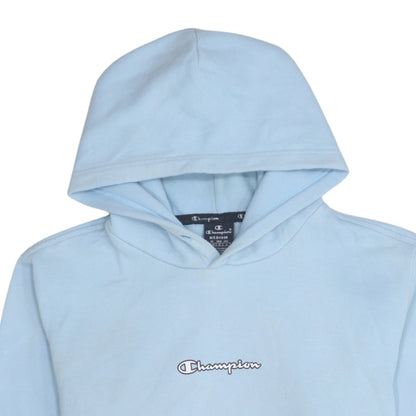 Mens UK Size M Champion Blue Pullover Hoodie