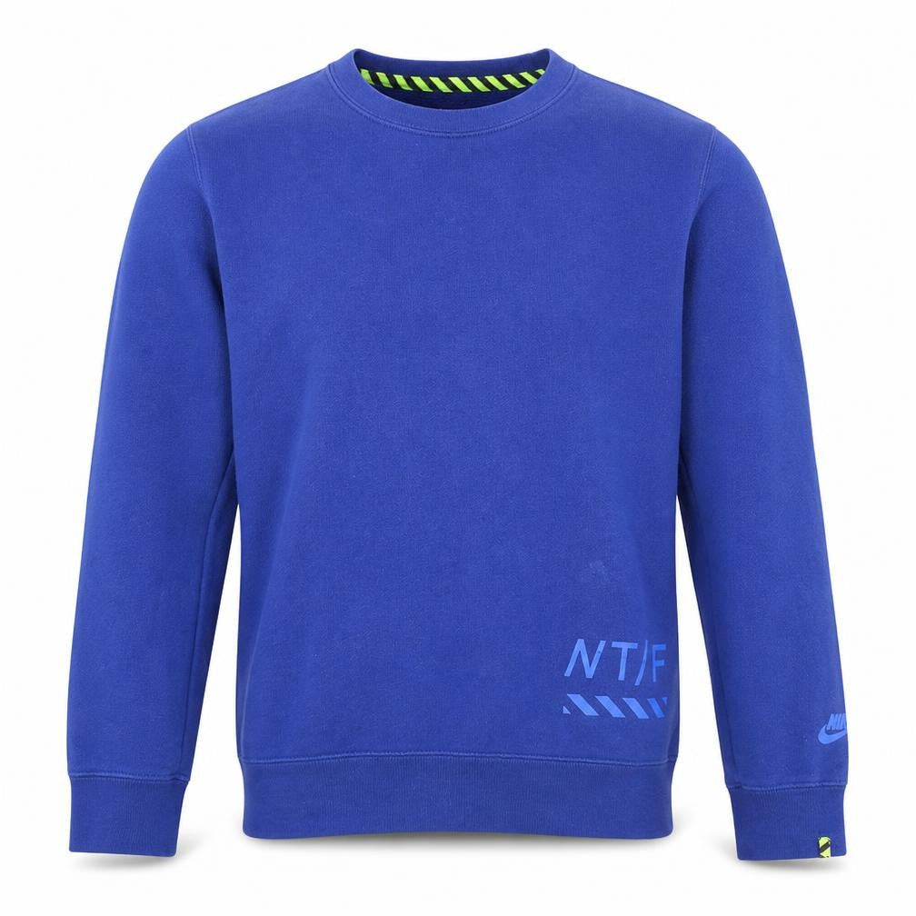 Mens UK Size S Nike Blue Pullover Sweatshirt