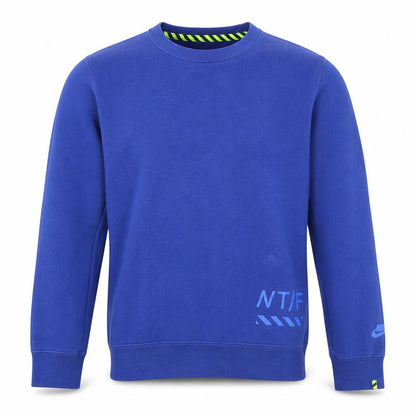 Mens UK Size S Nike Blue Pullover Sweatshirt