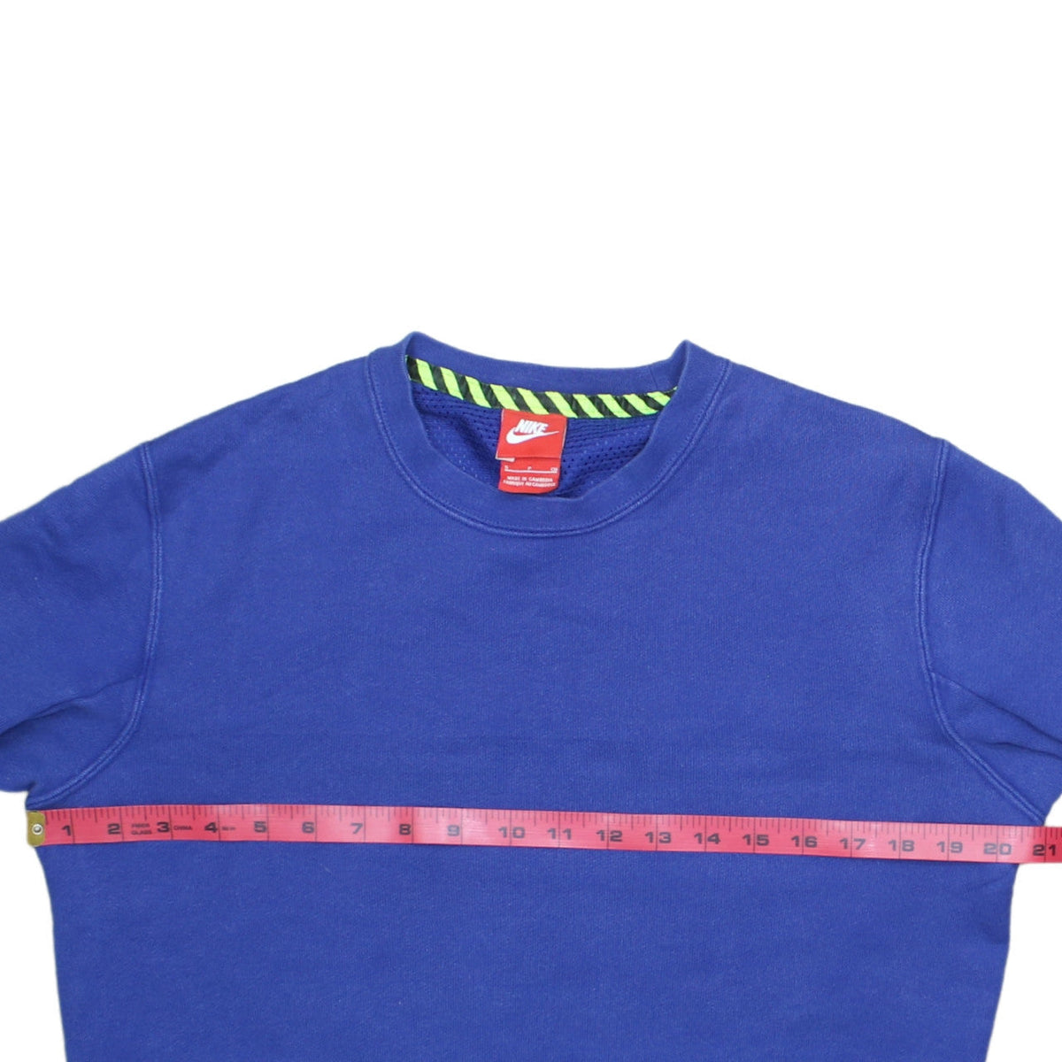 Mens UK Size S Nike Blue Pullover Sweatshirt