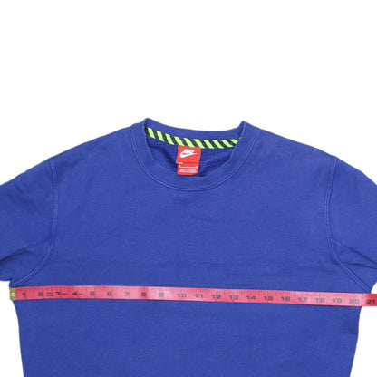Mens UK Size S Nike Blue Pullover Sweatshirt