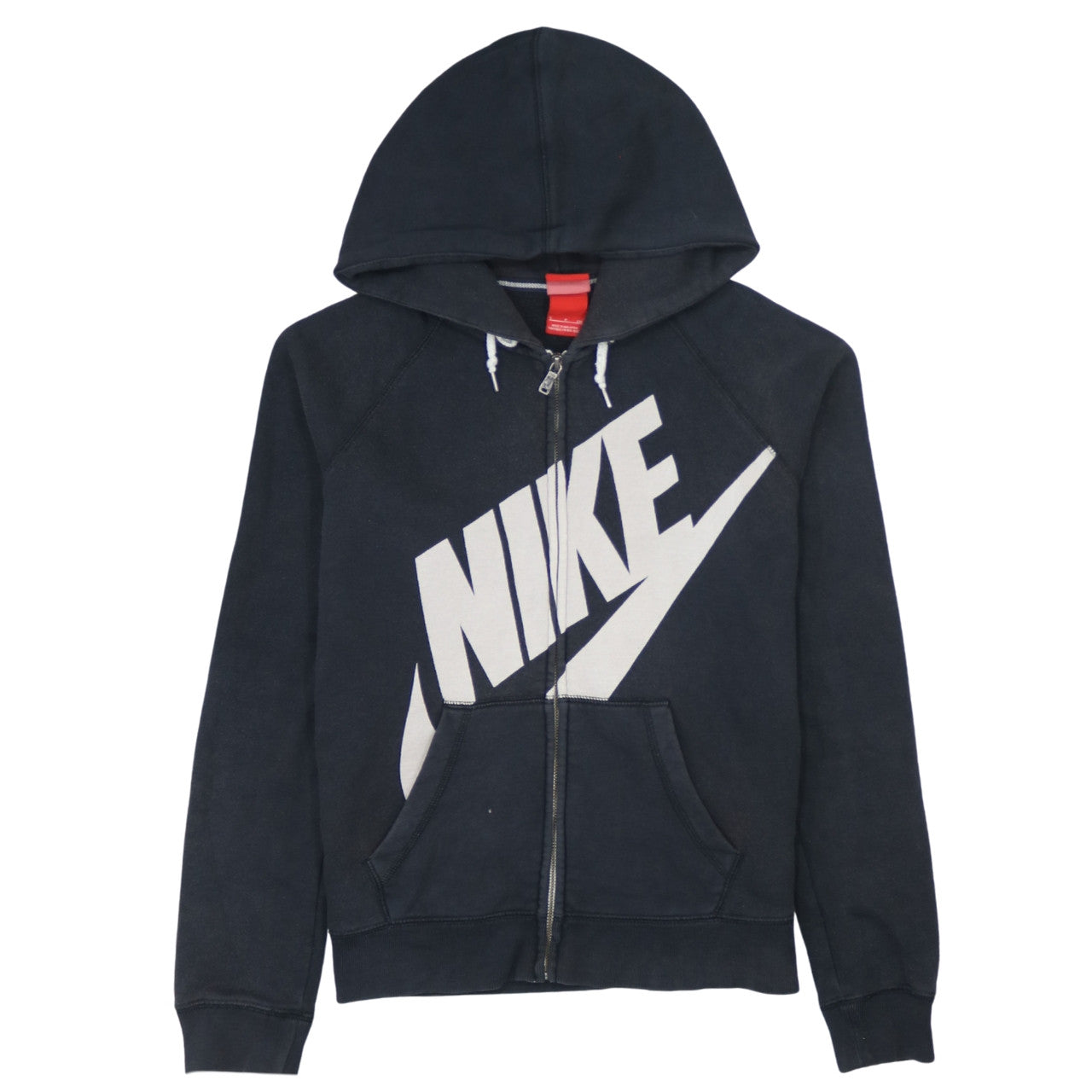 Womens UK Size S Nike Black Full Zip Hoodie