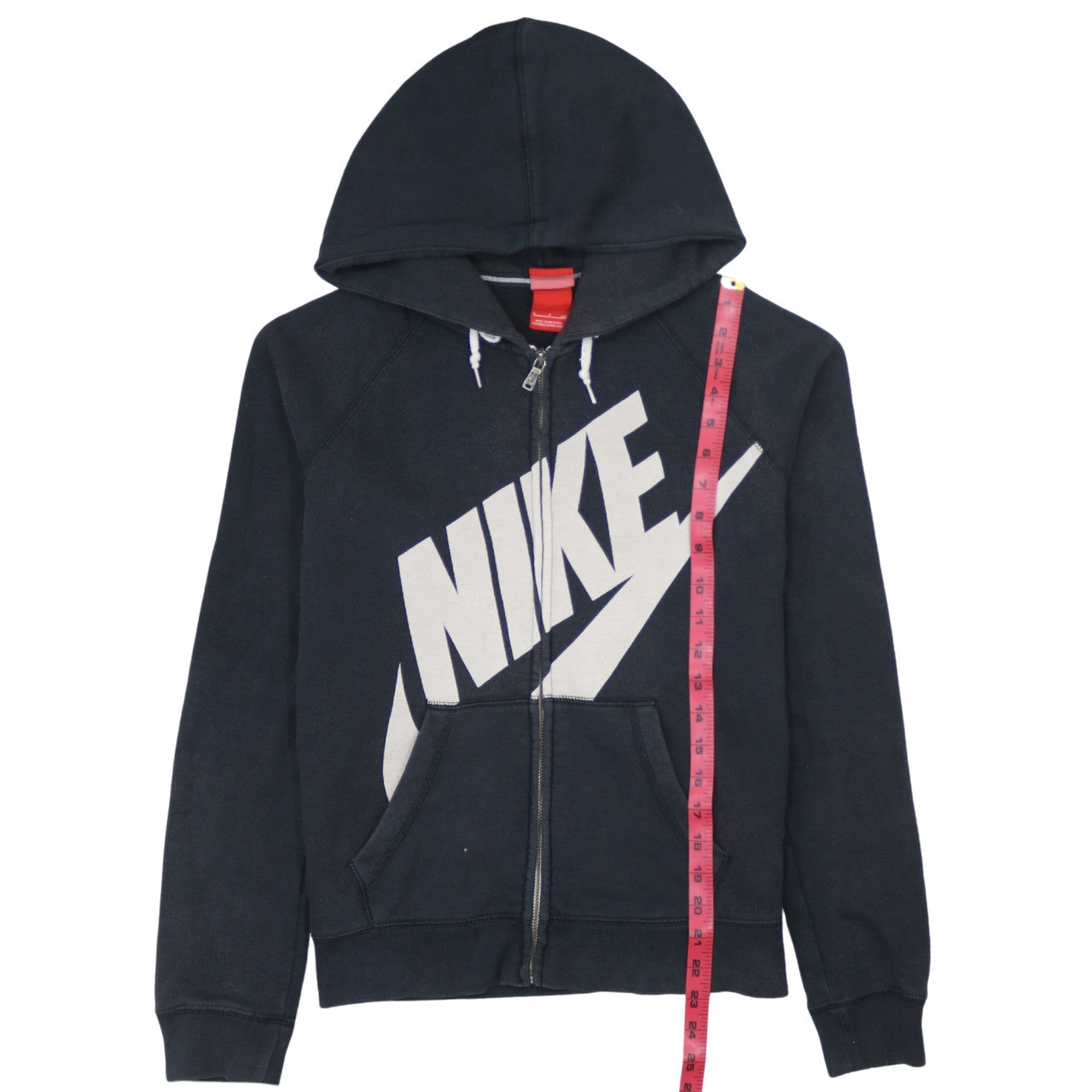 Womens UK Size S Nike Black Full Zip Hoodie