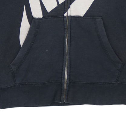Womens UK Size S Nike Black Full Zip Hoodie