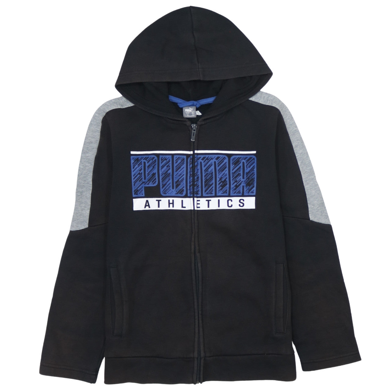 Boys UK Size 13-14 Years PUMA Black Full Zip Hoodie