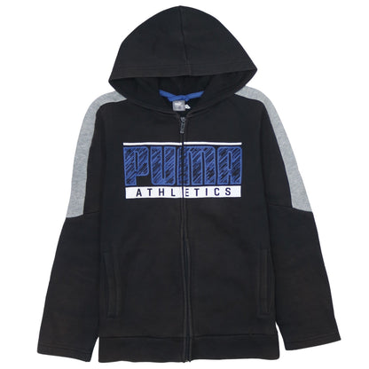 Boys UK Size 13-14 Years PUMA Black Full Zip Hoodie