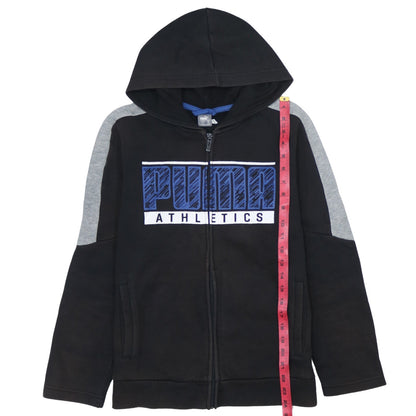 Boys UK Size 13-14 Years PUMA Black Full Zip Hoodie