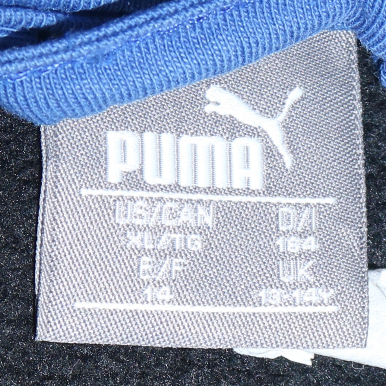 Boys UK Size 13-14 Years PUMA Black Full Zip Hoodie