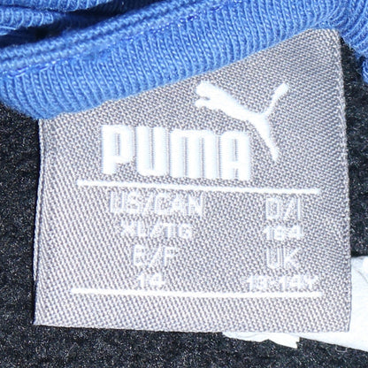 Boys UK Size 13-14 Years PUMA Black Full Zip Hoodie